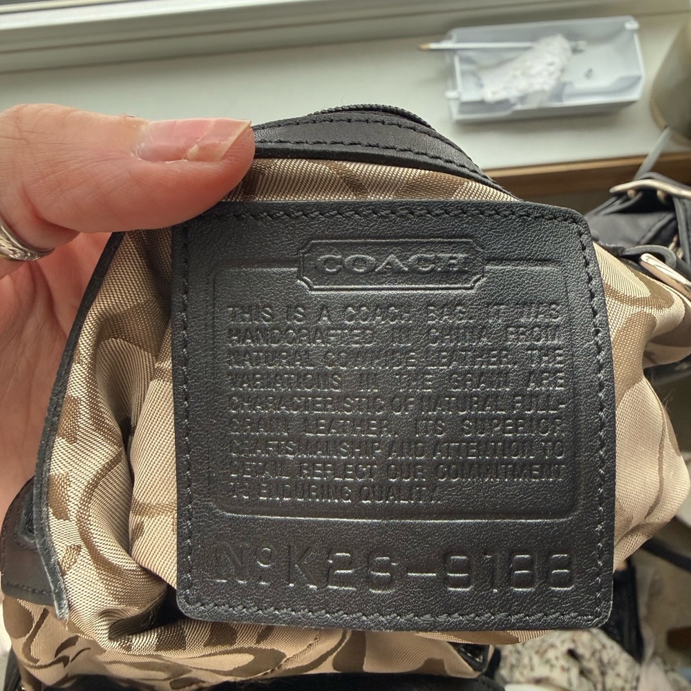 Vintage Coach Black Leather 9188 - Picture 7 of 7